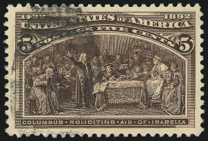 Sale 1027, Lot 118, Columbian Issue (Scott 230-245)