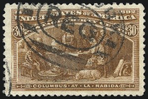 Sale 1027, Lot 122, Columbian Issue (Scott 230-245)