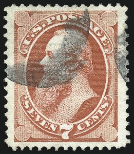 Sale 1027, Lot 36, 1870-71 National Bank Note Co. H Grills (Scott 134-144)