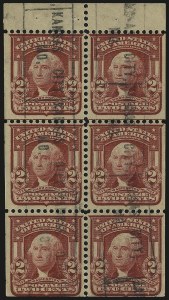 Sale 1028, Lot 317, 2c Shield Issue (Scott 319-320)