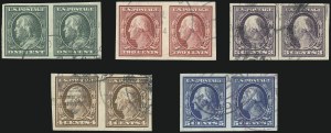 Sale 1028, Lot 328, 1908-09 Perf 12 Double-Line Watermark Issue (Scott 331-356)