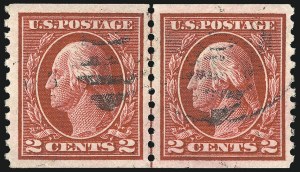 Sale 1028, Lot 390, 1913-15 Perf 10 Single-Line Watermark Issue (Scott 424-447)