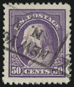 Sale 1028, Lot 439, 1917-19 Perf 11 Unwatermarked Issue (Scott 498-518b)