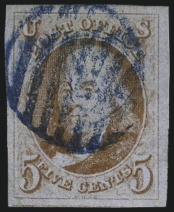 Sale 1032, Lot 3008, 5c-10c 1847 Issue and 1875 Reproduction of 1847 Issue (Scott 1-4)