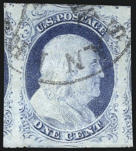 Sale Number 1032, Lot Number 3022, 1c 1851-56 Issue (Scott 5A-9)