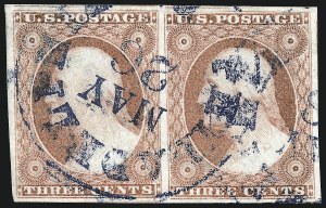 Sale Number 1032, Lot Number 3041, 3c 1851-56 Issue (Scott 10-11A) Sale Number 1032, Lot Number 3041, 3c 1851-56 Issue (Scott 10-11A)