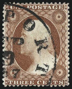 Sale Number 1032, Lot Number 3068, 1c-3c 1857-60 Issue (Scott 18-26A) Sale Number 1032, Lot Number 3068, 1c-3c 1857-60 Issue (Scott 18-26A)