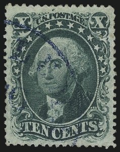Sale Number 1032, Lot Number 3084, 5c-90c 1857-60 Issue (Scott 27-39)