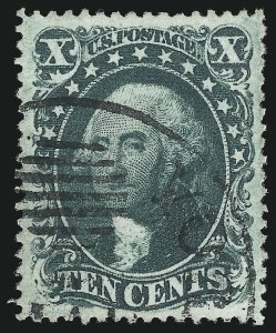Sale Number 1032, Lot Number 3085, 5c-90c 1857-60 Issue (Scott 27-39)