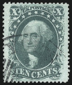 Sale 1032, Lot 3089, 5c-90c 1857-60 Issue (Scott 27-39)