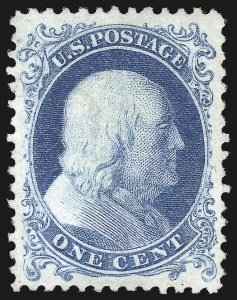 Sale Number 1032, Lot Number 3098, 1875 Reprint of 1857-60 Issue (Scott 40-47) Sale Number 1032, Lot Number 3098, 1875 Reprint of 1857-60 Issue (Scott 40-47)