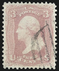Sale Number 1032, Lot Number 3107, 1861-66 Issue (Scott 62B-67b)