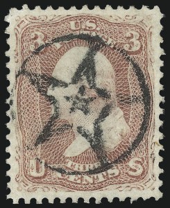 Sale Number 1032, Lot Number 3113, 1861-66 Issue (Scott 62B-67b) Sale Number 1032, Lot Number 3113, 1861-66 Issue (Scott 62B-67b)