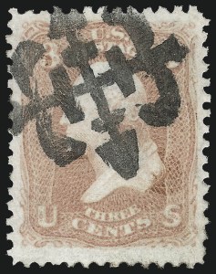 Sale 1032, Lot 3114, 1861-66 Issue (Scott 62B-67b)