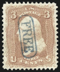 Sale 1032, Lot 3116, 1861-66 Issue (Scott 62B-67b)