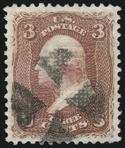 Sale 1032, Lot 3156, 1867-68 Grilled Issue, E and F Grills (Scott 86-101)