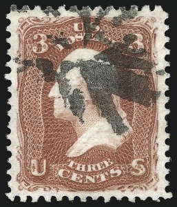 Sale 1032, Lot 3157, 1867-68 Grilled Issue, E and F Grills (Scott 86-101)
