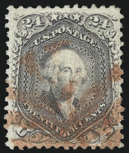 Sale Number 1032, Lot Number 3173, 1867-68 Grilled Issue, E and F Grills (Scott 86-101) Sale Number 1032, Lot Number 3173, 1867-68 Grilled Issue, E and F Grills (Scott 86-101)
