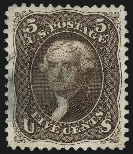 Sale Number 1032, Lot Number 3178, 1875 Re-Issue of 1861-66 Issue (Scott 102-105) Sale Number 1032, Lot Number 3178, 1875 Re-Issue of 1861-66 Issue (Scott 102-105)