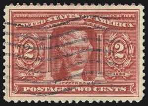 Sale 1032, Lot 3453, Louisiana Purchase and Jamestown Issues (Scott 323-330)