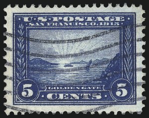 Sale 1032, Lot 3503, 1913 Panama Pacific Issue (Scott 397-404)