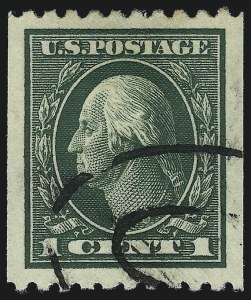 Sale 1032, Lot 3538, 1914-17 Washington-Franklin Issues (Scott 441-480)