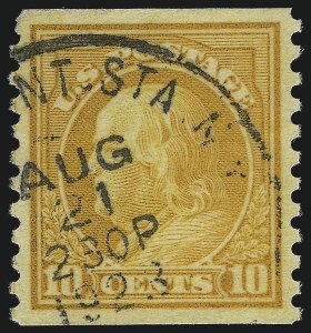 Sale 1032, Lot 3585, 1917-18 Washington-Franklin Issues (Scott 483-524)