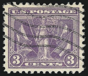 Sale 1032, Lot 3628, 1918-20 Washington-Franklin Offset Issue, Victory Issue (Scott 525-537b)