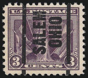 Sale 1032, Lot 3629, 1918-20 Washington-Franklin Offset Issue, Victory Issue (Scott 525-537b)