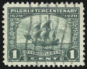 Sale 1032, Lot 3638, 1919-21 Rotary Press and Rotary Waste Issues, Pilgrim Issue (Scott 538a-550)