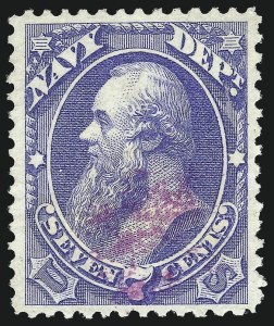 Sale 1032, Lot 3667, Officials, Navy thru Postal Savings