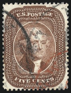 Sale 1033, Lot 4020, 1851-60 Issues (Scott 7-39)