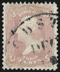 Sale 1033, Lot 4041, 1861-68 Issues and 1875 Re-Issue (Scott 56-102)