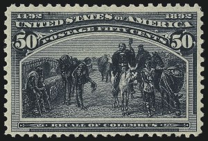 Sale 1033, Lot 4131, 1893 Columbian Issue (Scott 238-245), 50c Columbian (240) Sale 1033, Lot 4131, 1893 Columbian Issue (Scott 238-245)