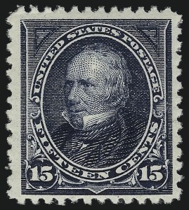 Sale 1033, Lot 4147, 1894-98 Bureau Issues (Scott 249-283), 15c Dark Blue (259) Sale 1033, Lot 4147, 1894-98 Bureau Issues (Scott 249-283)