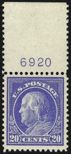 Sale 1033, Lot 4219, 1913 Panama Pacific thru Later Issues (Scott 400-679)