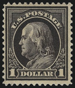 Sale 1033, Lot 4220, 1913 Panama Pacific thru Later Issues (Scott 400-679), $1.00 Violet Brown (423) Sale 1033, Lot 4220, 1913 Panama Pacific thru Later Issues (Scott 400-679)