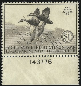 Sale 1033, Lot 4369, Parcel Post, Hunting Permits