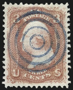 Sale Number 1034, Lot Number 105, 1867-68 Grilled Issue (Scott 79-101) Sale Number 1034, Lot Number 105, 1867-68 Grilled Issue (Scott 79-101)