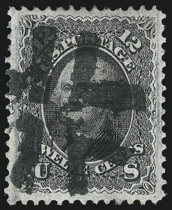 Sale 1034, Lot 108, 1867-68 Grilled Issue (Scott 79-101)
