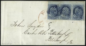 Sale 1034, Lot 11, 1c 1851-56 Issue (Scott 5-9)