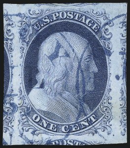 Sale Number 1034, Lot Number 17, 1c 1851-56 Issue (Scott 5-9)