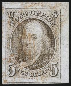 Sale Number 1034, Lot Number 2, 5c-10c 1847 Issue and 1875 Reproduction of 1847 Issue (Scott 1-4) Sale Number 1034, Lot Number 2, 5c-10c 1847 Issue and 1875 Reproduction of 1847 Issue (Scott 1-4)