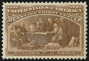 Sale Number 1034, Lot Number 219, 1893 Columbian Issue (Scott 230-245) Sale Number 1034, Lot Number 219, 1893 Columbian Issue (Scott 230-245)