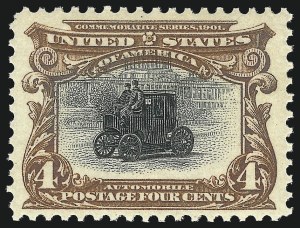 Sale 1034, Lot 282, 1901 Pan-American Issue with Inverts (Scott 294-299)