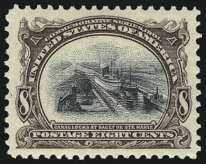 Sale Number 1034, Lot Number 285, 1901 Pan-American Issue with Inverts (Scott 294-299) Sale Number 1034, Lot Number 285, 1901 Pan-American Issue with Inverts (Scott 294-299)
