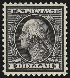 Sale 1034, Lot 327, 1908-09 Washington-Franklin Issues (Scott 331-366)