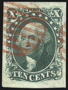 Sale Number 1034, Lot Number 37, 1851-56 Issue (Scott 10-17) Sale Number 1034, Lot Number 37, 1851-56 Issue (Scott 10-17)
