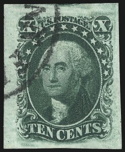 Sale Number 1034, Lot Number 38, 1851-56 Issue (Scott 10-17)