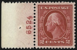 Sale 1034, Lot 382, 1912-16 Washington-Franklin Issues (Scott 405-440)